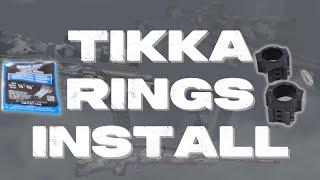 How to Install your Tikka Scope Rings