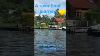 take a riverboat for the price of a bus ticket in Berlin Germany