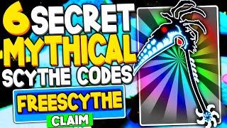 ALL 6 *SECRET MYTHICAL SCYTHE* CODES IN REAPER SIMULATOR 2! (Roblox)