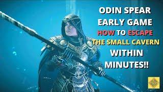 Get Odin Spear Early Game - How to Exit Small Cavern into Odin's Spear Chamber WITHIN MINUTES!!