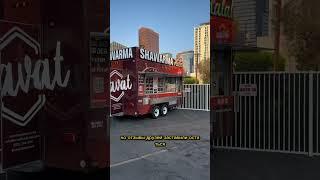 Очень вкусная шаурма в ЛА. Проезжал мимо на траке, не пожалел! Трак в США! #truck #trucking