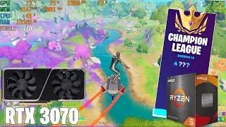 Competitive Fortnite | RTX 3070 + Ryzen 5 5600x | 240 FPS | Late Game Arena | Apex Pro Mini