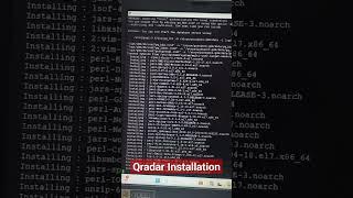 Qradar Installation #cybercommunity #cybersecurity #viral #viralshorts