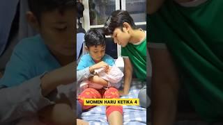 momen haru ketika 4 anak laki-laki memiliki adik perempuan ‼️‼️#momenharu #adik #bahagia #adikkakak