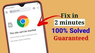 This site can't be reached google chrome problem solved | How to fix this site can't be reached