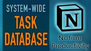 Notion Task Database for Comprehensive Linked System