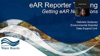 Electronic Annual Report (eAR): Reporter Brown Bag Training #1: Overview & Sections 1-4