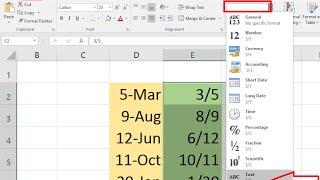 How to Stop Numbers Converting into Dates in MS Excel