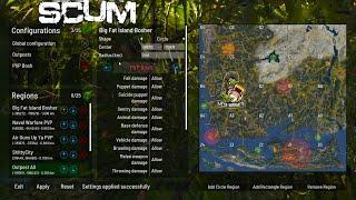 SCUM s02e33 - Adding PVP Zones to the Marmite Server on Nitrado (REUPLOAD)