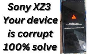 Sony After Flash ! Your device is corrupt it cant be trusted and will not boot Fix Done Urdu/Hindi