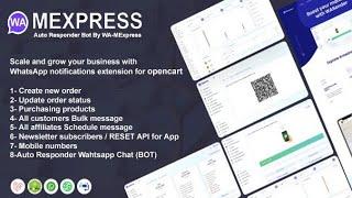 Integrate WhatsApp-API with OpenCart for Instant Order Notifications