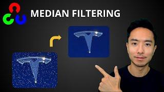OpenCV Python Median Filtering
