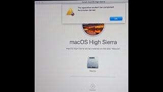 Fix Mac Os Installation Problem.The operation couldn't be completed. Permission denied