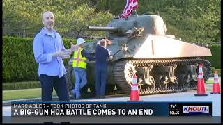 HOA battle with attorney over WWII tank comes to an end