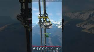Space Elevator Update: We Got The Elevator Rolling! Space Engineers Time Lapse #Shorts