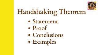 Handshaking Theorem for sum of vertices in graph theory, Examples #graphtheory