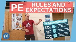 PE  Rules and Procedures Overview During First Week of School #physed