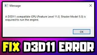 FIX Stray D3D11-compatible GPU (feature level 11.0 shader model 5.0)
