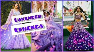 Lavender lehenga dress for wedding / New Style of purple Lehenga Designs / Lavender colour Lehenga