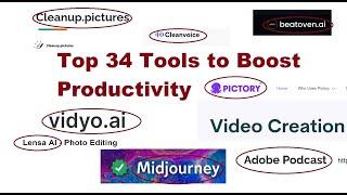 Top 34 AI tools to boost your productivity - Part 2