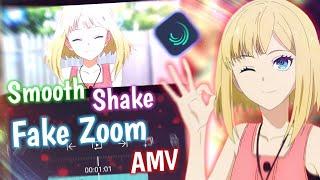 Tutorial Smooth Shake for Fake Zoom AMV || Alight Motion