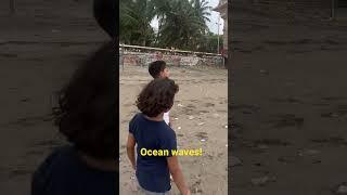 Ocean waves! Arabian Sea in Mumbai #waves #beach #arabiansea #shorts