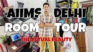 AIIMS Delhi️ Room Tour | Reality of Hostel Room at AIIMS #aiims #aiimsdelhi #roomtour #neet #mbbs