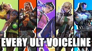 ALL VALORANT AGENTS ULT VOICELINE (2024)