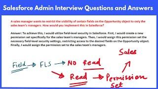 Salesforce Admin Interview Questions and Answers | Scenario based questions for Salesforce Admin