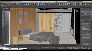 3dsmax Tutorials, Tutorial on 3D Modeling, Texturing & Lighting an Interior in 3dsmax