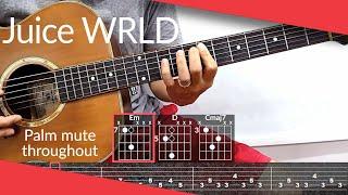 Bad Energy (Juice WRLD) Guitar Tutorial | Tab, Chords