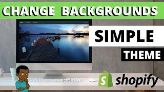 How To Change Background Image of Shopify Simple Theme