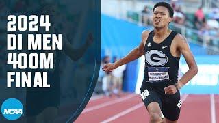 Men's 400m final - 2024 NCAA outdoor track and field championships