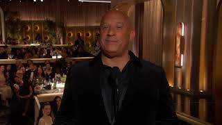 Vin Diesel Presents Cinematic and Box Office Achievement | 82nd Annual Golden Globes