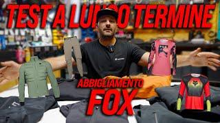 TEST A LUNGO TERMINE...ABBIGLIAMENTO FOX!!!