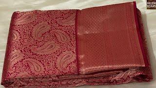 Real Saree Videos Included Along with Kanchipuram Silk Sarees | Million Designs