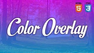 Simple CSS Color Overlay For Background Images