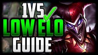 How to Shaco & Carry Low Elo - Shaco Beginners Gameplay Guide Season 14 League of Legends