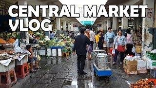 Street Food in Phnom Penh City, Central Market