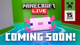 Minecraft Live is Coming Soon!