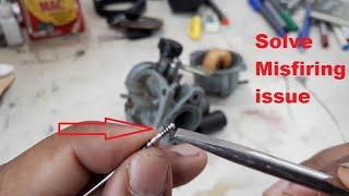 How to Solve Misfiring and Bad Running Issue in Motorcycle and Scooter.