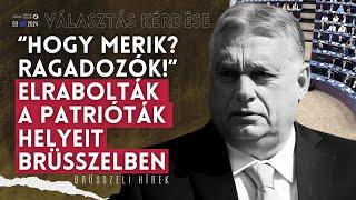 "Hogy merik? Ragadozók!" Botrány Brüsszelben, ellopták a Patrióták helyeit | Választás kérdése