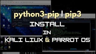 how to install pip in kali linux | parrot os | in hindi