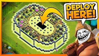 Impossible 3D Troll Base vs Bronze League! - Clash of Clans