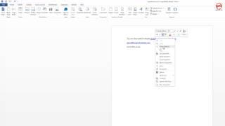 Microsoft Word Hyperlinks - Linking Websites, Emails and Files in a Document