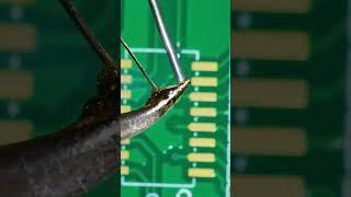 Broken Trace Repair (BTR-4) - Quick Learn #electronics #repair #shorts