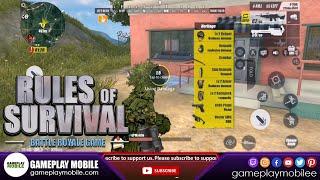 RULES OF SURVIVAL (ROS) - Battle Royale - Solo - iOS / ANDROID GAMEPLAY