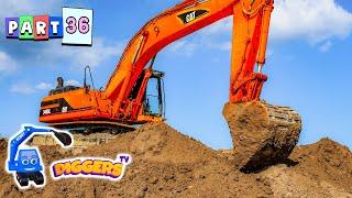 Diggers For Kids  Mining Excavators, Dump Trucks, Demolition & MORE