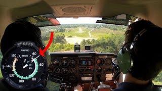 Bush Pilot Technique Cessna 172 Landing on Short Field
