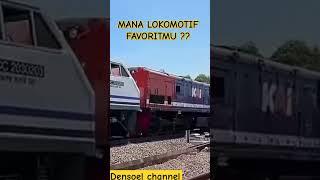 PARADE 4 LOKOMOTIF LIVERY KAI #shorts #keretaapi #kai #lokomotif